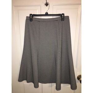 Zac & Rachel Chevron Midi Skirt